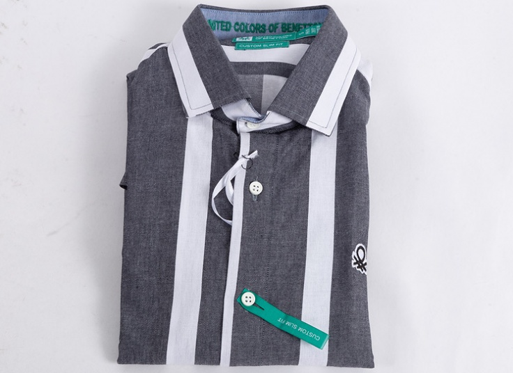 پیراهن راه راه مردانه Benetton