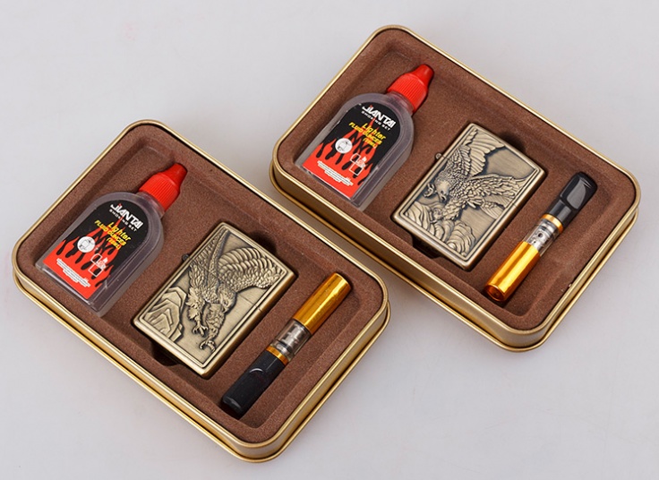 پکیج سه تکه فندک بنزینی Jiantai