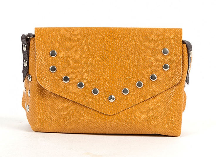 کیف دوشی پرچ دار