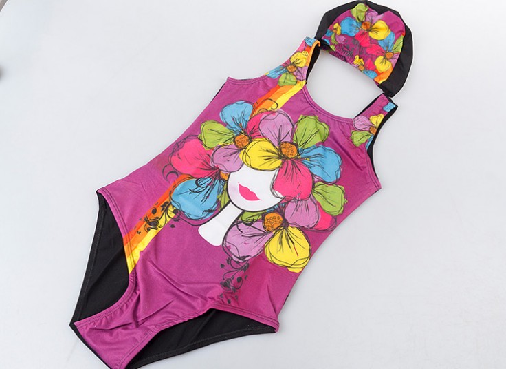 ست مایو و کلاه دخترانه Farnaz Sport