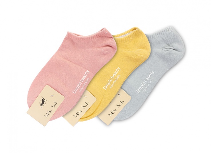 جوراب رنگی ساق کوتاه Misu