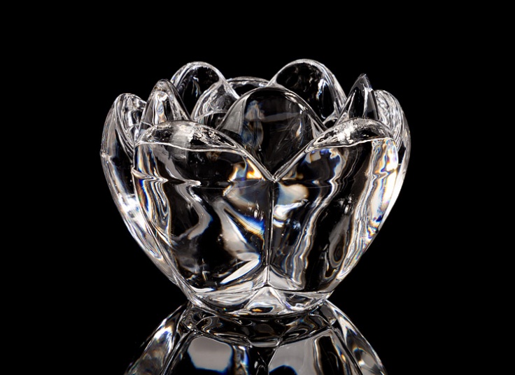 جا شمعی شیشه ای