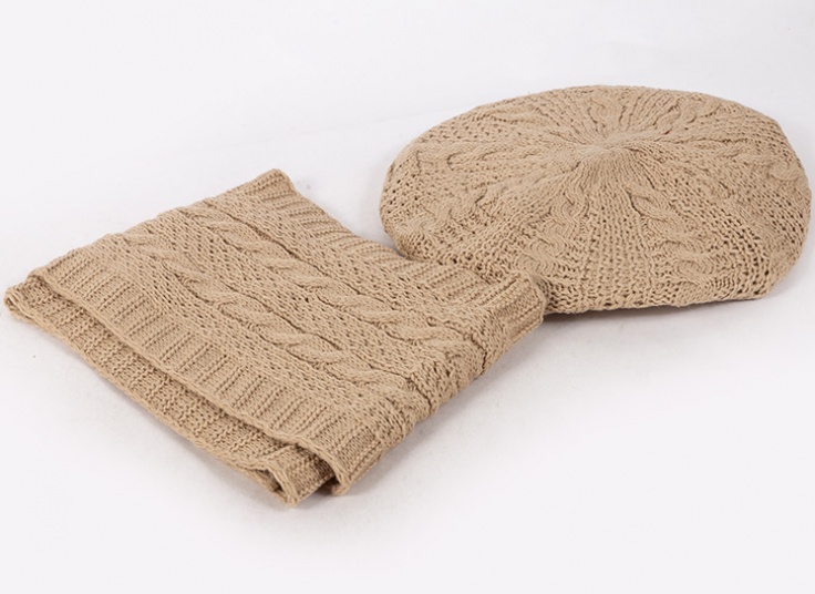 ست کلاه فرانسوی و شال گردن