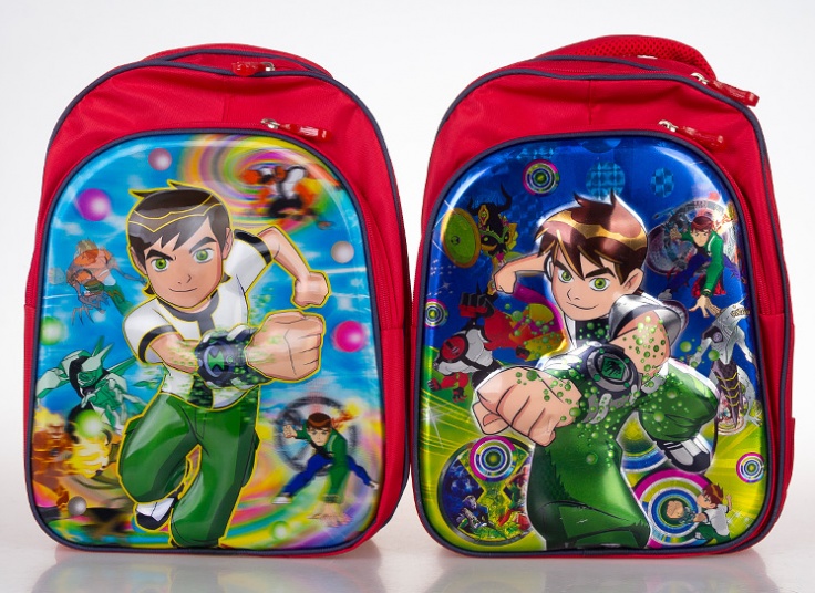 کیف کوله کارتونی طرح برجسته