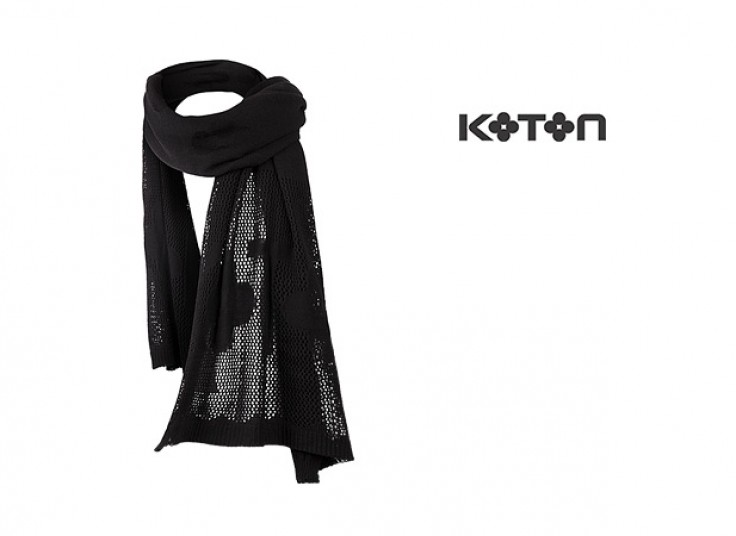 شال بافت طرح Koton
