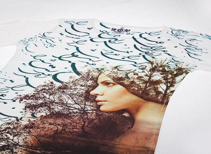 تیشرت آستین بلند زنانه طرح دار