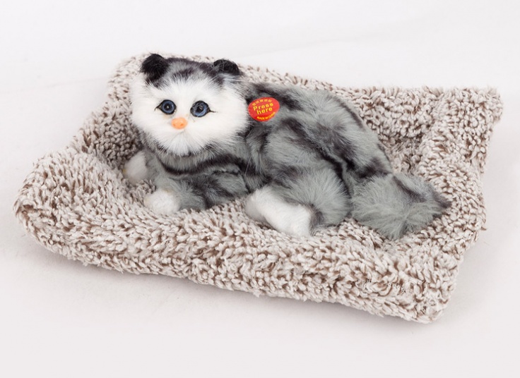 عروسک گربه بالشتی صدادار