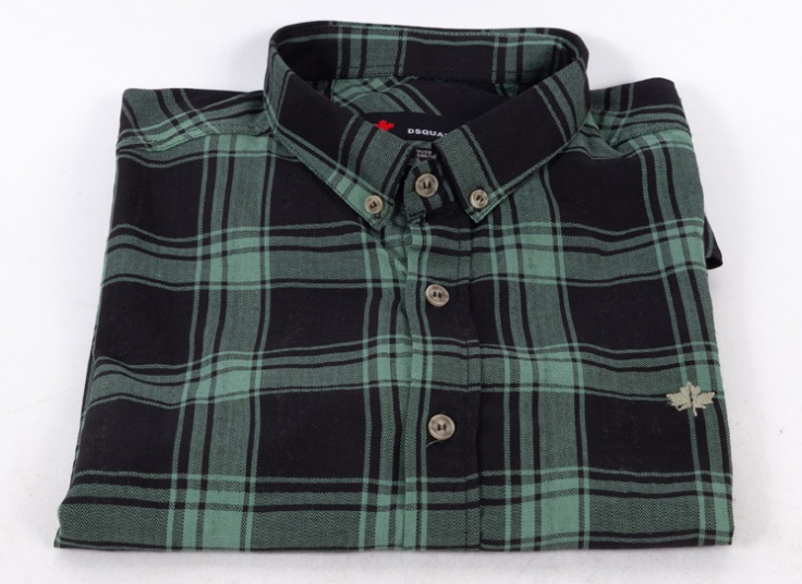 پیراهن چهارخانه مردانه DSQUARED2