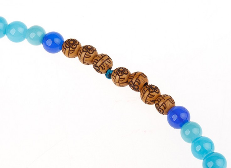 گردنبند تسبیحی سنگی