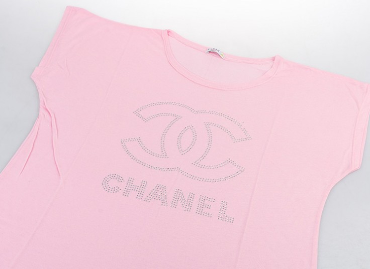 تیشرت زنانه سایز بزرگ طرح CHANEL