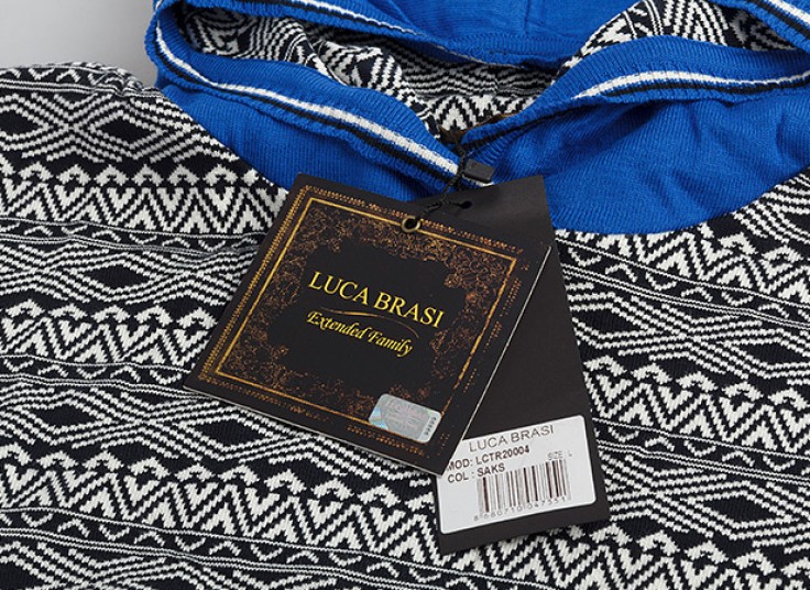 پلیور مردانه کلاهدار LUCA BRASI