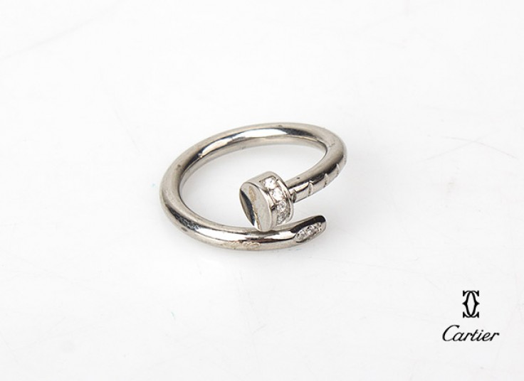 ست انگشتر و دستبند Cartier مدل میخ