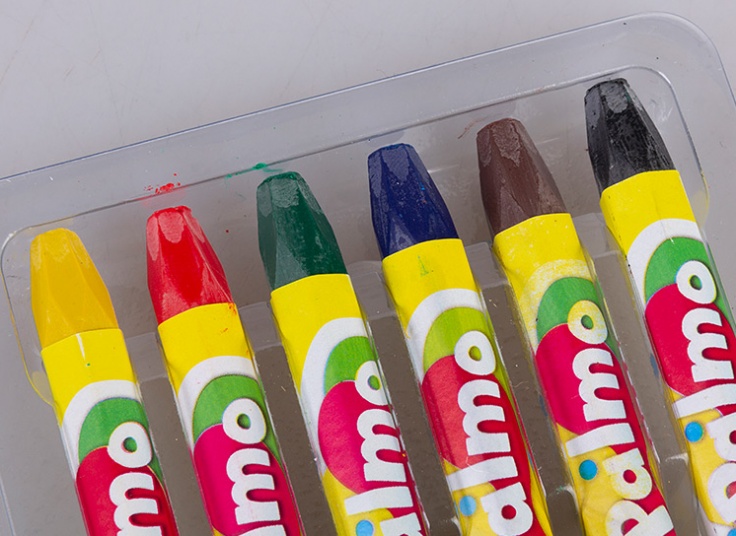 پاستل روغنی 6 رنگ Palmo