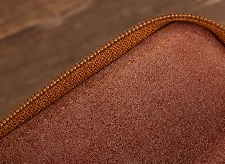 جا کلیدی چرمی زیپ دار