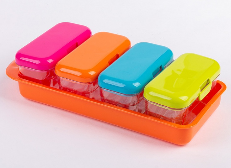 ظرف چهار تکه درب‌دار Pioneer