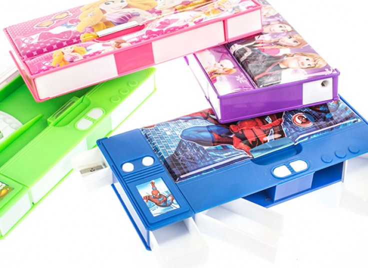 جامدادی کتابی دکمه دار بزرگ