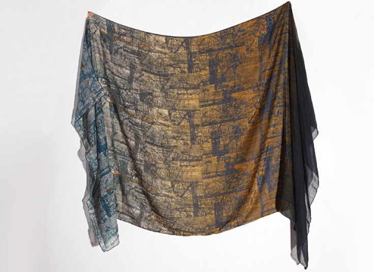 شال نخی دو رنگ