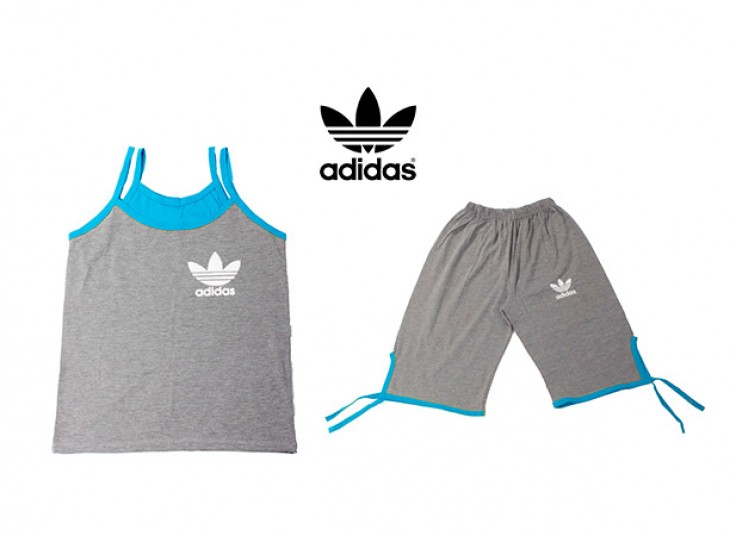 تاپ و شلوارک زنانه adidas