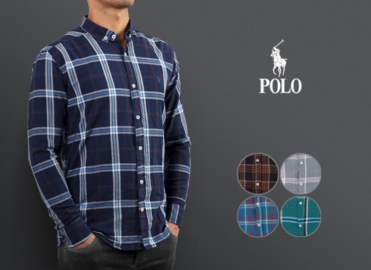 پیراهن چهارخانه مردانه طرح Polo