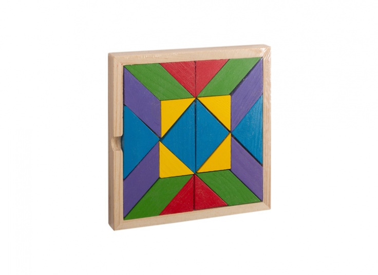 پازل چوبی آموزشی مدل تانگرام