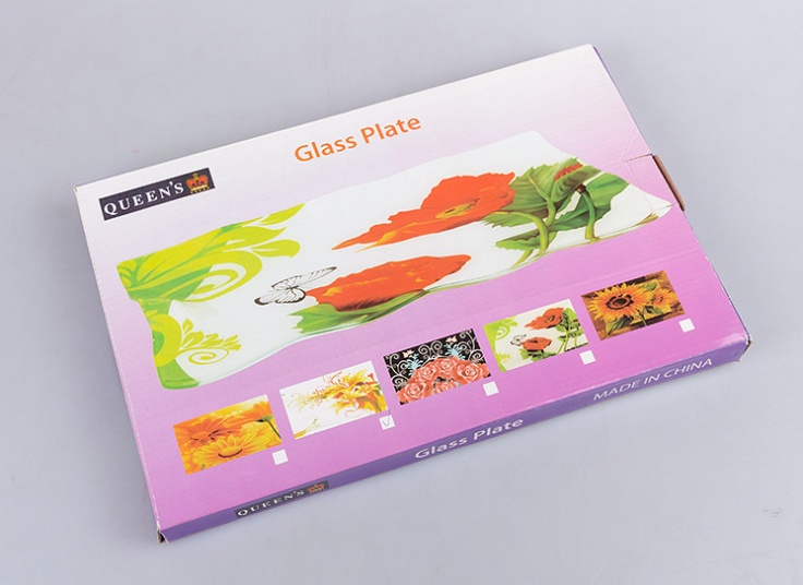 سینی پذیرایی شیشه ای Queens
