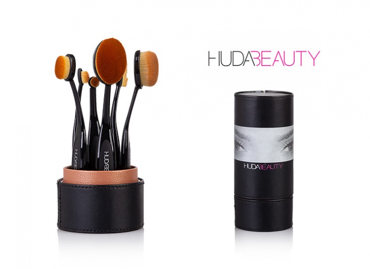 ست براش آرایشی چرمی Huda Beauty