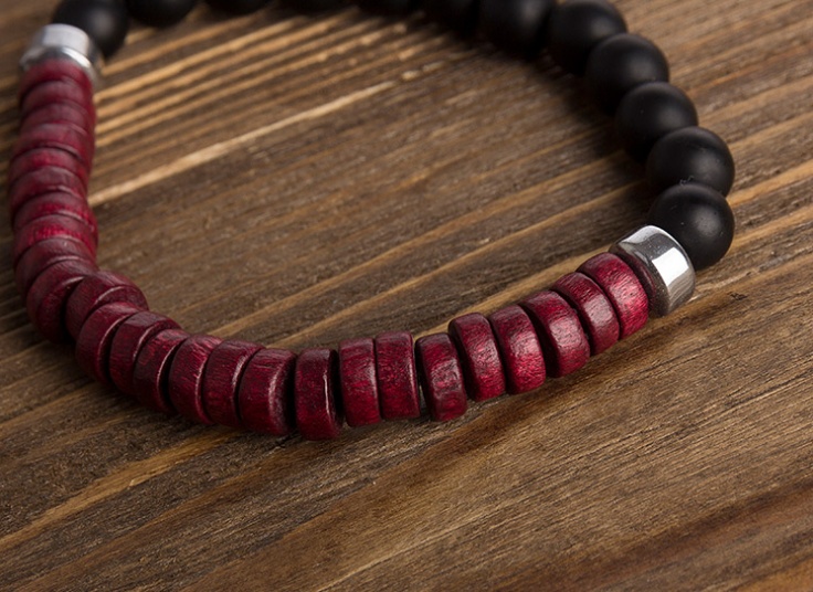 دستبند مهره ای اونیکس