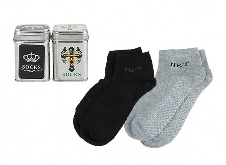 جوراب قوطی فلزی ساق کوتاه 