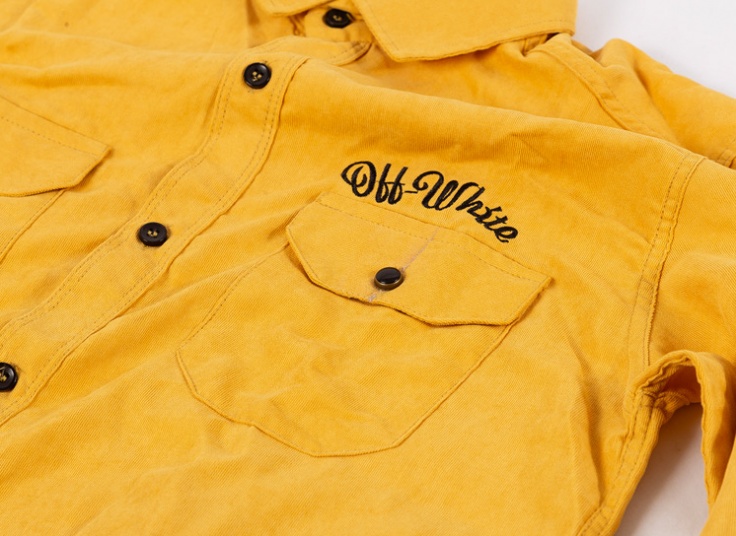 پیراهن مردانه مخمل Off-White