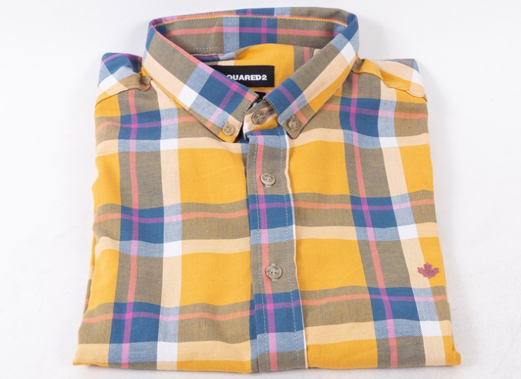 پیراهن چهارخانه مردانه DSQUARED2