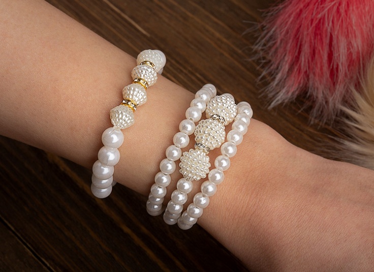 دستبند مرواریدی