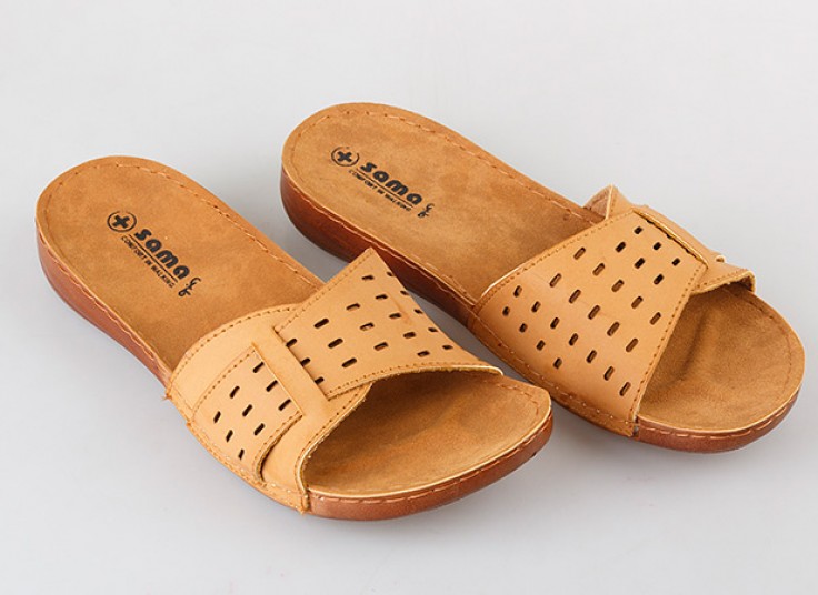 صندل چرم زنانه Sama