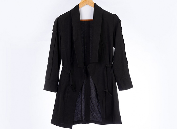 مانتو کرپ زنانه Plain