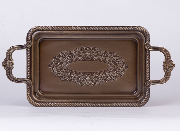 سینی فلزی طرح برجسته