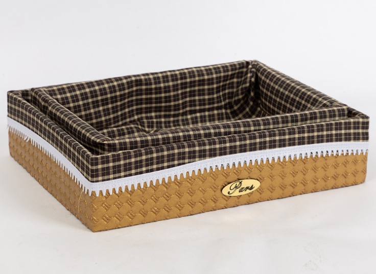 پک دو عددی سبد نان چوبی