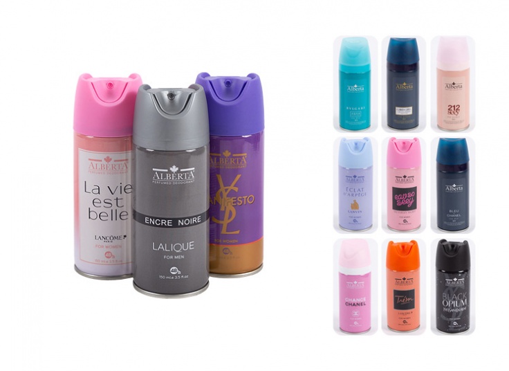 اسپری خوشبو کننده بدن ALBERTA