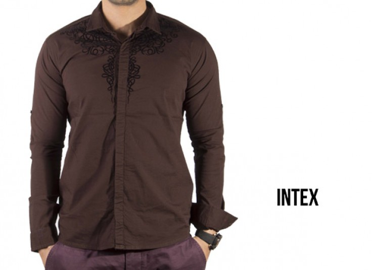 پیراهن طرح مخمل Intex