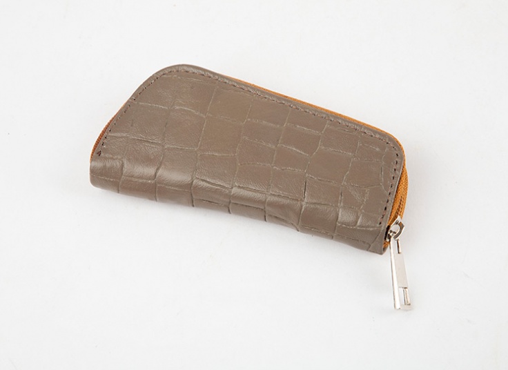 جا کلیدی چرمی زیپ دار