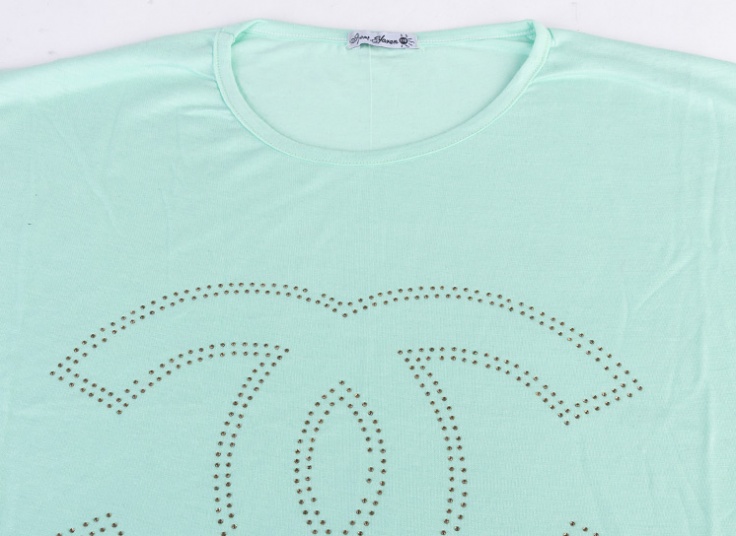 تیشرت زنانه سایز بزرگ طرح CHANEL