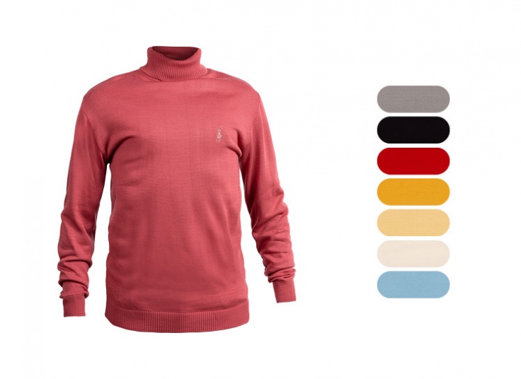 پلیور یقه اسکی مردانه طرح POLO