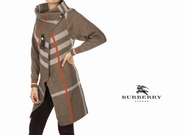 پانچو طرح Burberry