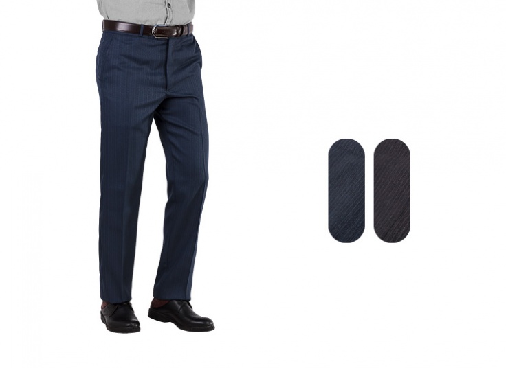 شلوار پارچه‌ای مردانه راه راه