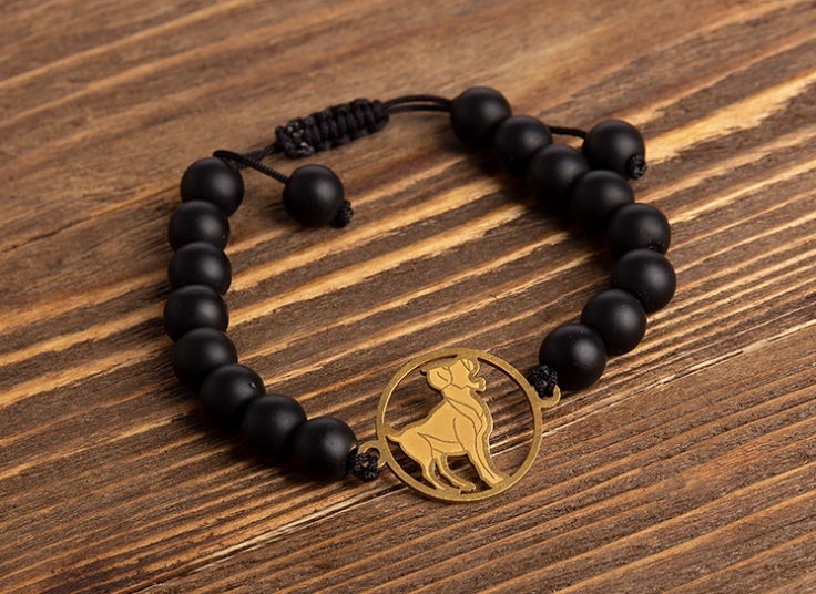 دستبند سنگی ماه تولد