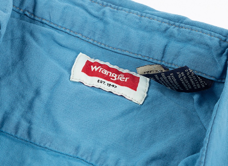 پیراهن جین مردانه آستین کوتاه Wrangler
