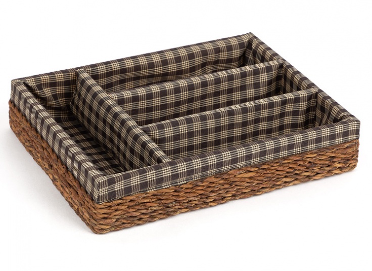 ارگانایزر حصیری قاشق و چنگال