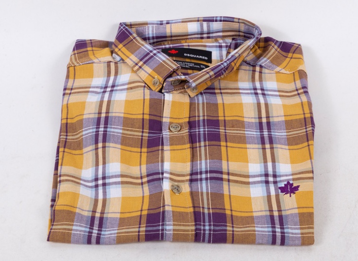 پیراهن چهارخانه مردانه DSQUARED2