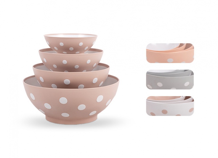 کاسه خالدار 4 تکه Ucsan