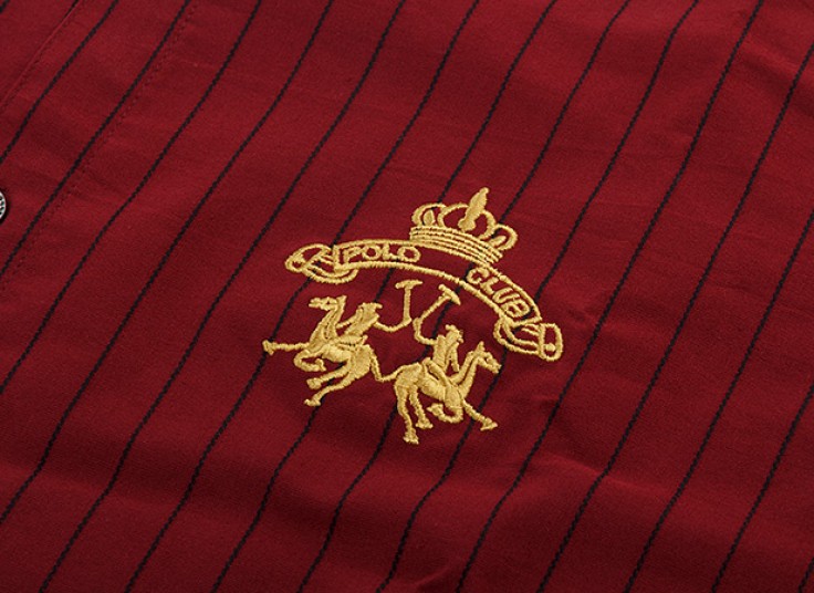 پیراهن راه راه مردانه طرح Polo Club