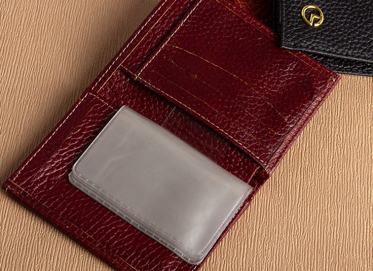 کیف پول چرم طبیعی مدل جیبی