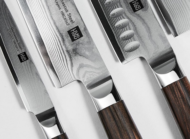 ست 5 پارچه چاقوی آشپزخانه شیائومی HuoHou